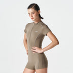 HDEX HDEX Jumpsuit Women's Support Piping Short Sleeve