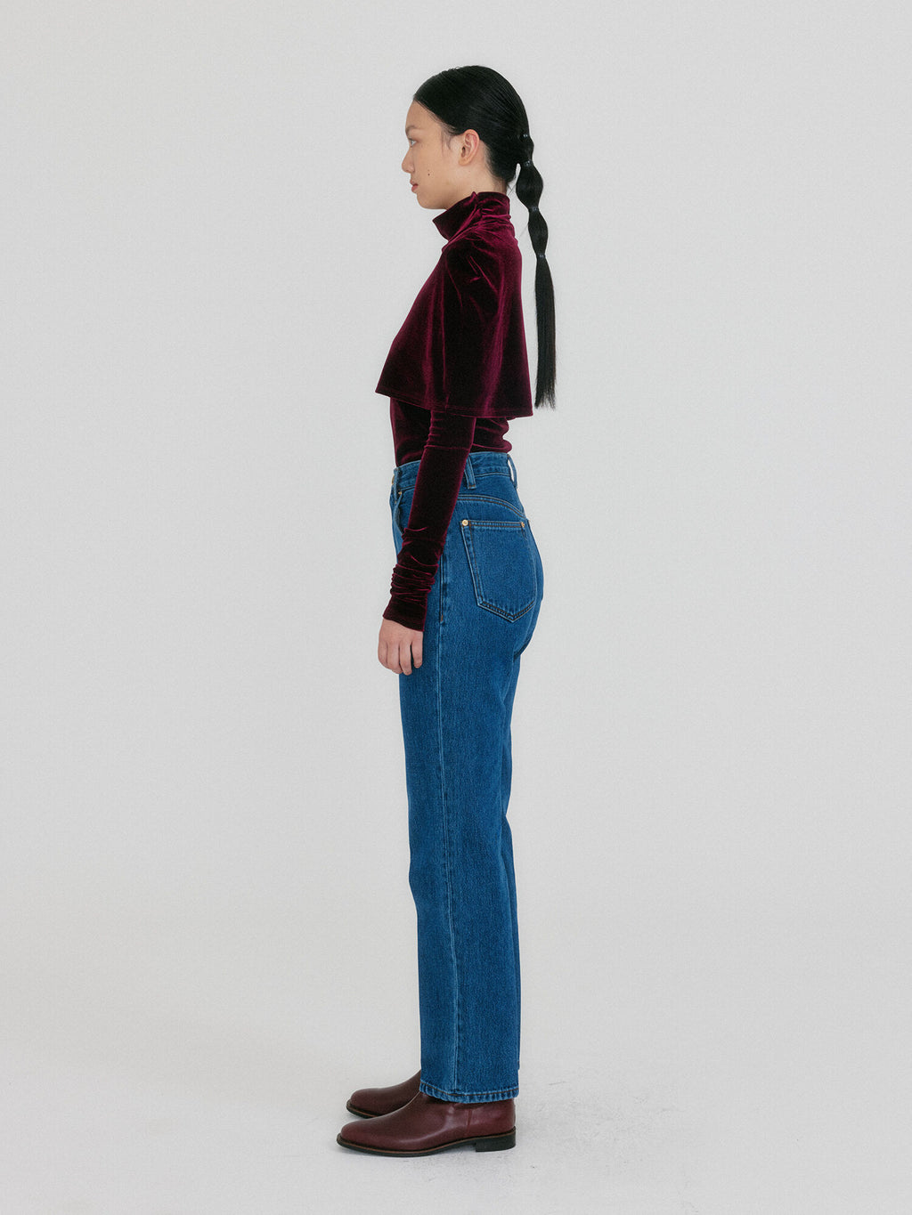 EENK ZYER Layered T-shirt - Burgundy