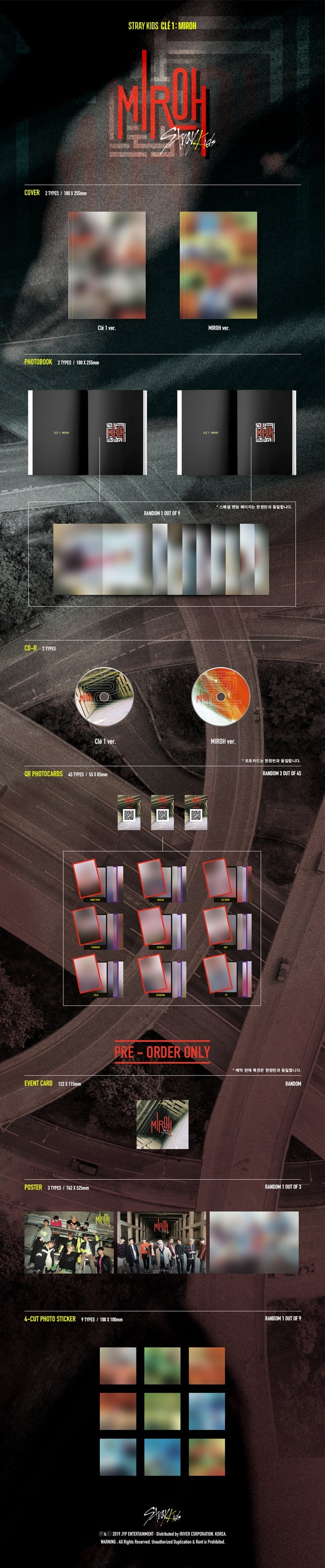 Strays Add Stray Kids - CLE 1 : MIROH / Mini Album (Standard Edition) – Seoul Selects