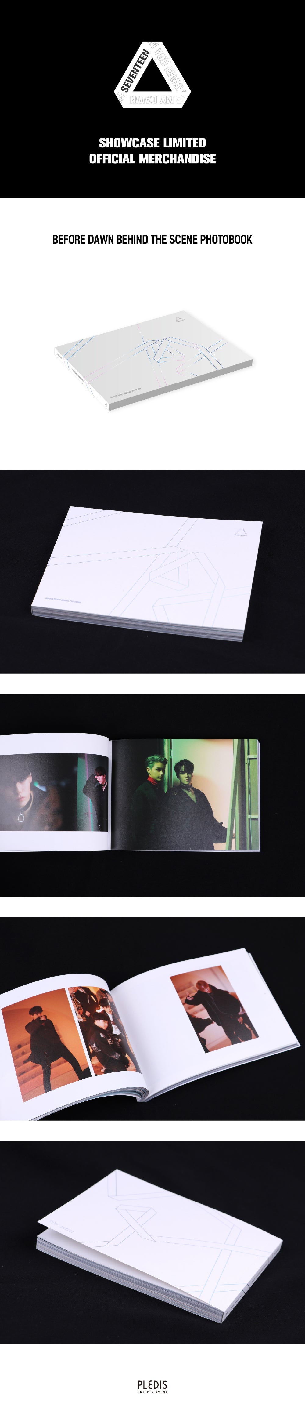 SEVENTEEN - BEFORE DAWN BEHIND THE SCENE PHOTOBOOK detail 1