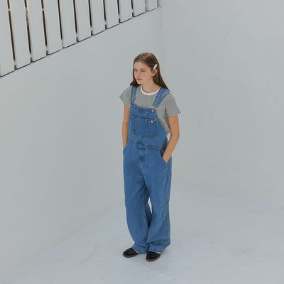 ANOETIC ANC WIDE DENIM OVERALL