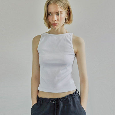 BACK POINT SLEEVELESS / WHITE