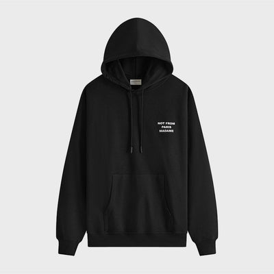 (M) Le Hoodie Slogan (BLACK)