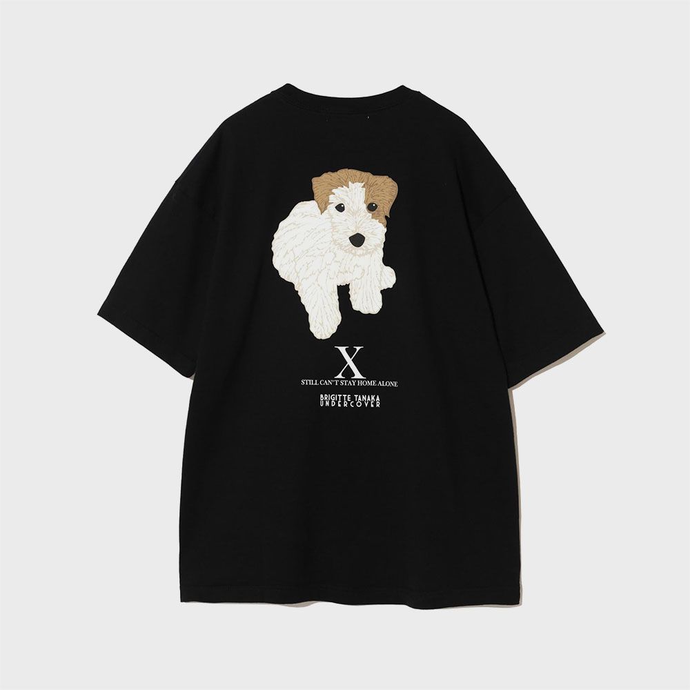(U) Graphic print T-shirt (BLACK)