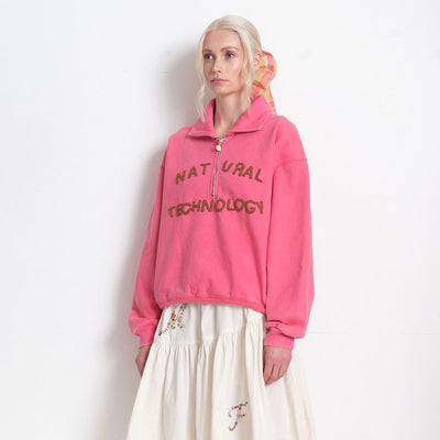 (W) GEO PULLOVER (HIBISCUS)