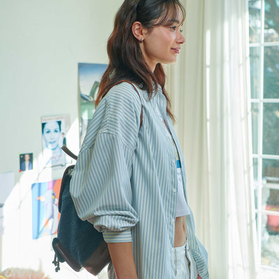 Murphy Overfit Shirt-Blue