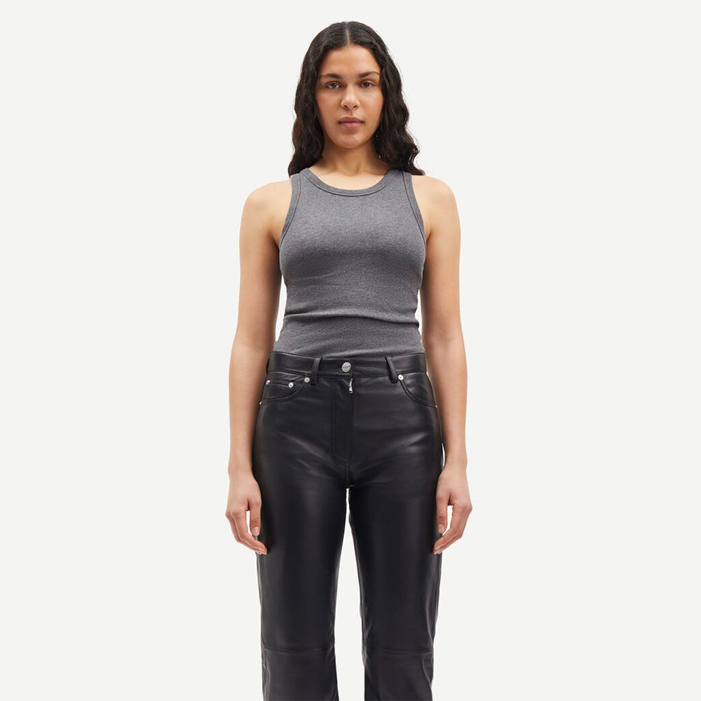 (W) ALEXO TANK (DARK GREY MEL)