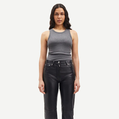 (W) ALEXO TANK (DARK GREY MEL)