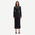 (W) ALINA LONG DRESS (BLACK)