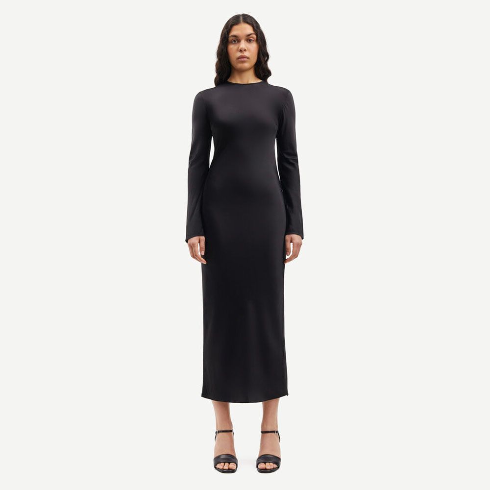 (W) ALINA LONG DRESS (BLACK)