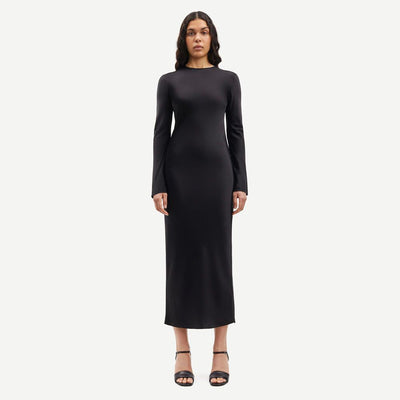 (W) ALINA LONG DRESS (BLACK)