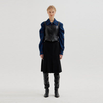 EENK Pleated Skirt - Black