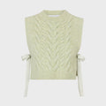 (W) ALY VEST TEXTURED MOHAIR (MINT)