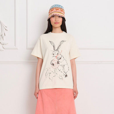 (W) GRATEFUL TEE SS (STORY X RABBIT)