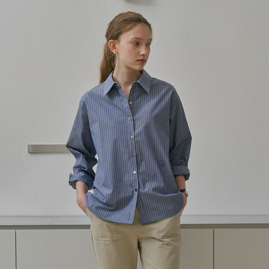 Essential stripe shirt_2colors